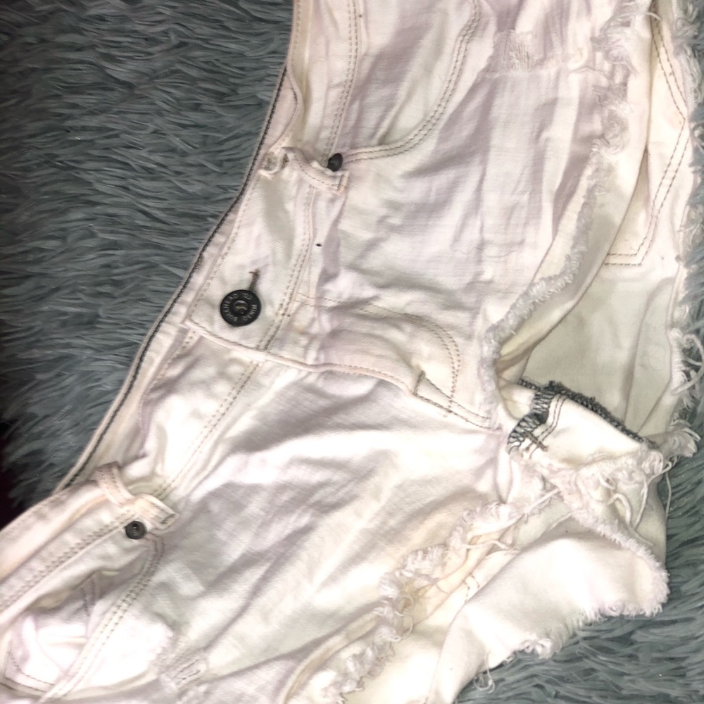 White short shorts
